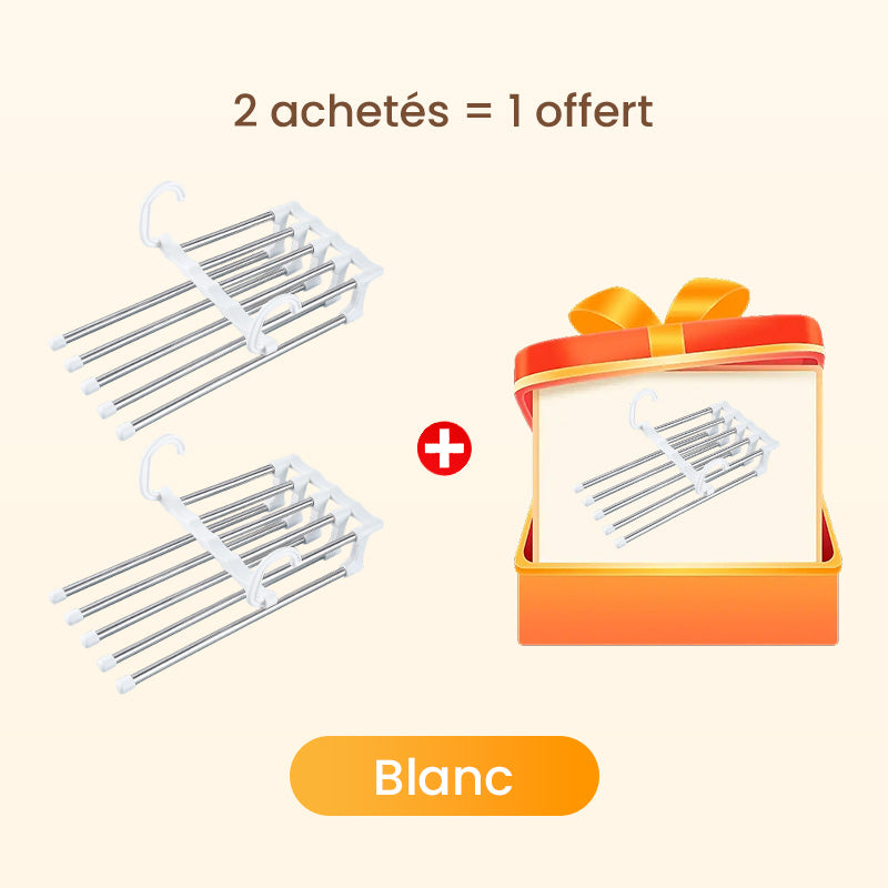 👖 ACHETEZ 2, RECEVEZ 3 ! ✨Porte-Pantalons Multifonctionnel