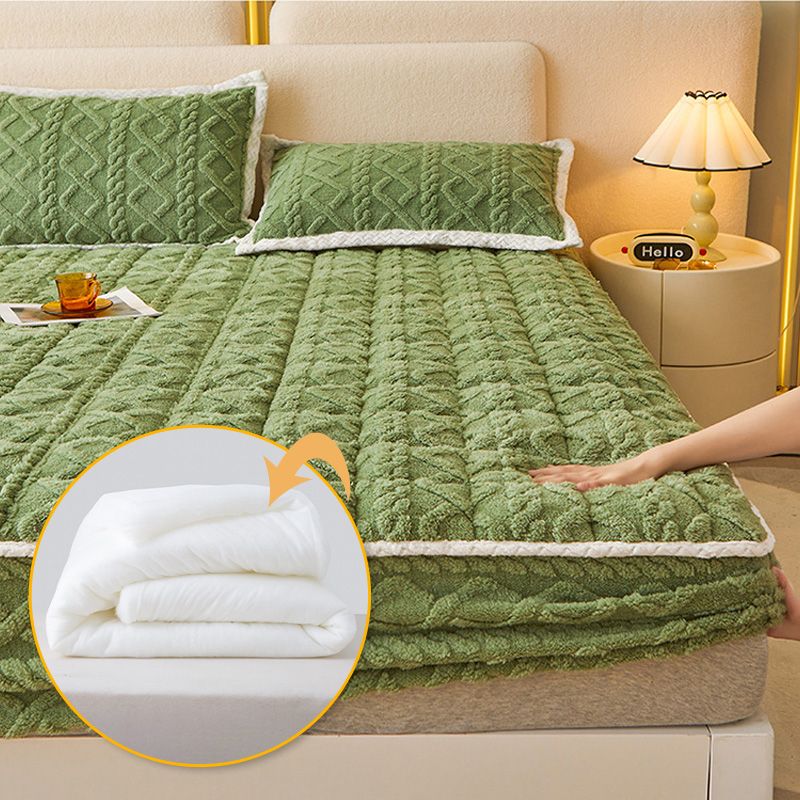 🛏️ 50% DE RÉDUCTION ! 🎁 Drap-Housse Chaud & Ajusté – Flanelle Épaisse, Poches Jusqu'à 40cm, Sommeil Réparateur ❄️🛌