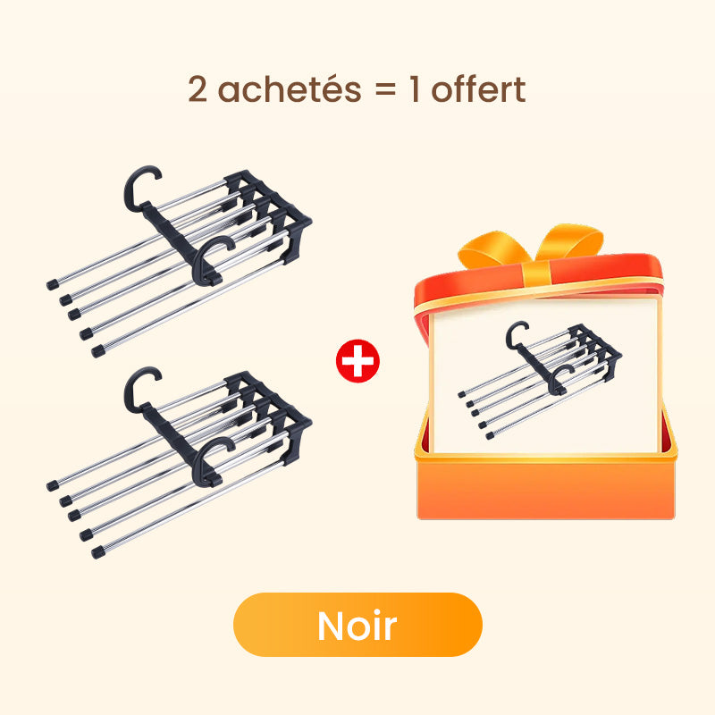 👖 ACHETEZ 2, RECEVEZ 3 ! ✨Porte-Pantalons Multifonctionnel