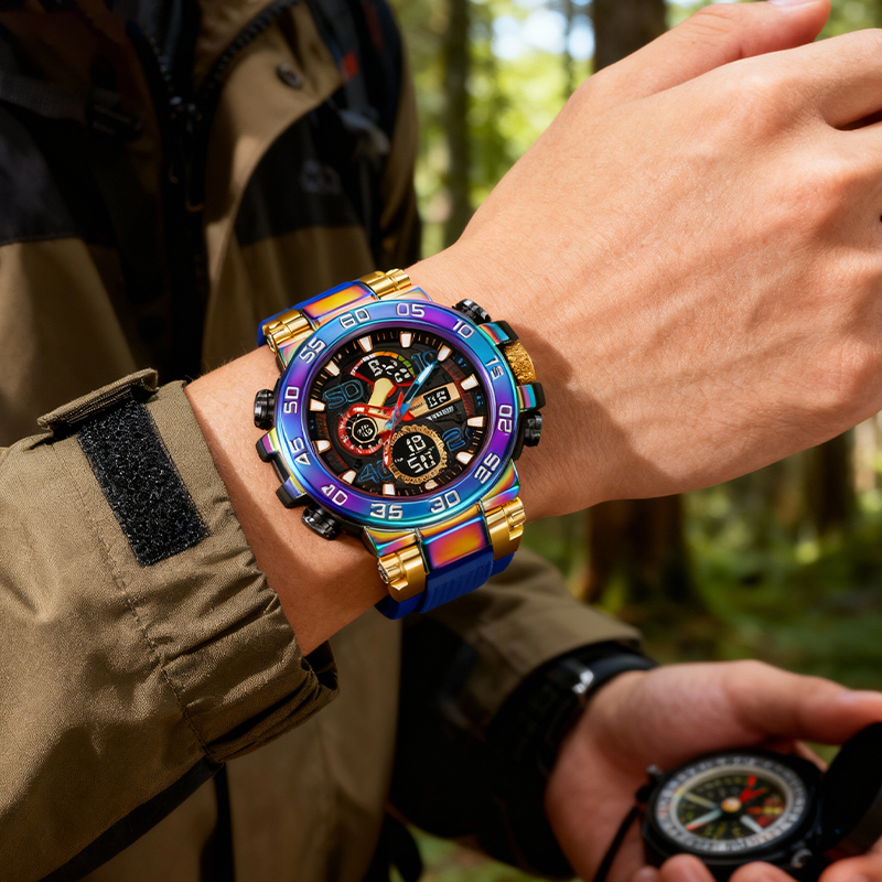 ⌚50 % DE RÉDUCTION✨Montre LED multifonctionnelle🌟Écran numérique étanche, 7 modes sportifs avec surveillance du sommeil🔋