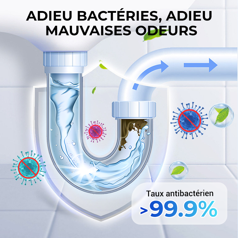 🧼 Poudre Débouche-Tuyaux Puissante – Action Rapide, Sans Effort & BOGO : Achetez 1, Obtenez 1 Gratuit !