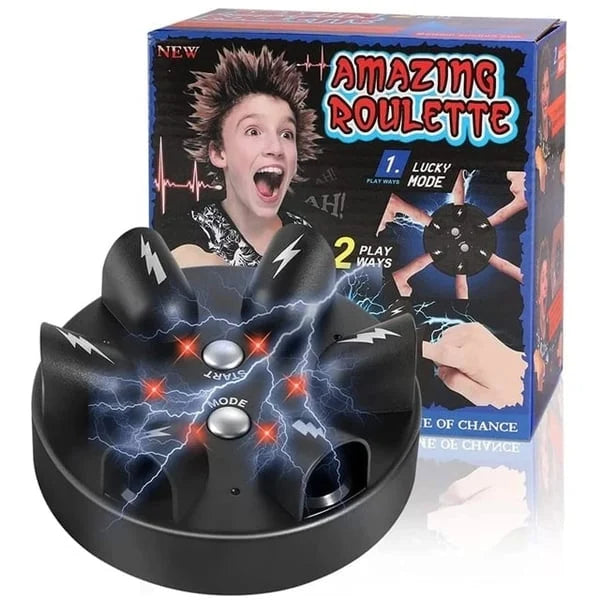 🔥 Vente Flash : -50% ! 🎁 Roulette Électrique de Choc – Le jeu de société le plus palpitant pour soirées entre amis ! ⚡😱