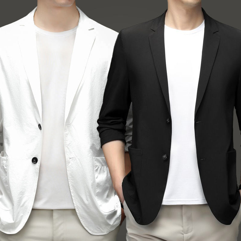 ✨️Matériaux préférés🔥Veste de costume légère d'été pour homme（🔥50% de réduction）