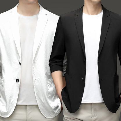 ✨️Matériaux préférés🔥Veste de costume légère d'été pour homme（🔥50% de réduction）