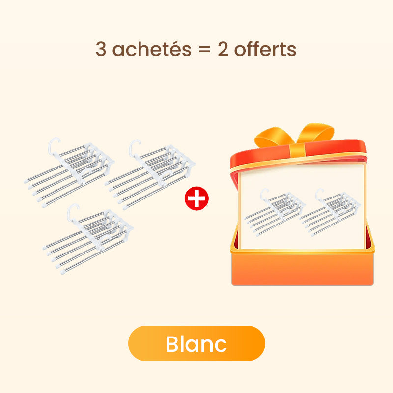 👖 ACHETEZ 2, RECEVEZ 3 ! ✨Porte-Pantalons Multifonctionnel