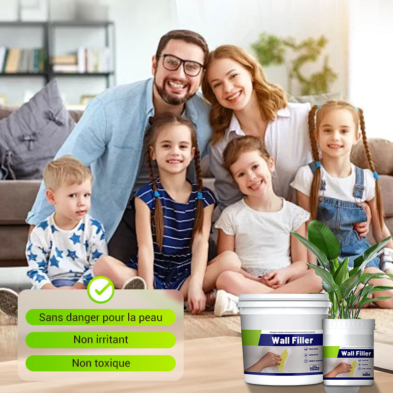 🏆Livraison limitée dans le temps papier abrasif + grattoir🔥Pâte de réparation murale imperméable et résistante à la moisissure✨