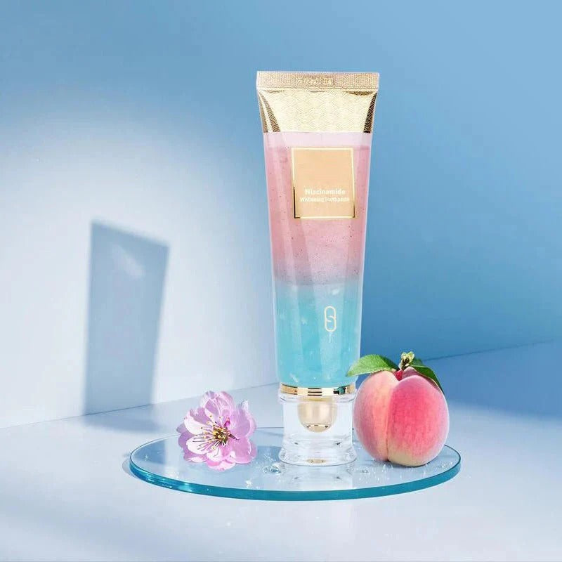 💖Dentifrice à la niacinamide pour des dents d'un blanc éclatant🦷Des dents d'un blanc nacré🦷La nouvelle arme secrète pour votre sourire !