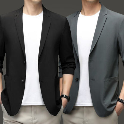 ✨️Matériaux préférés🔥Veste de costume légère d'été pour homme（🔥50% de réduction）