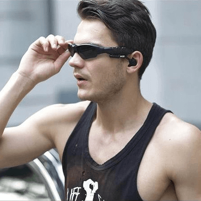 50 % de réduction – Lunettes polarisées Bluetooth 🕶️ pour sport 🏃‍♂️, musique 🎧 + protection solaire 🌞.