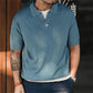 Haut vintage à manches courtes et revers amples pour homme