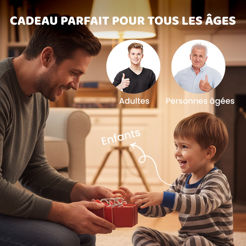 ⏳Spécial à durée limitée⏰Jeu de Désenchevêtrement de Chaînes Métalliques ⛓️