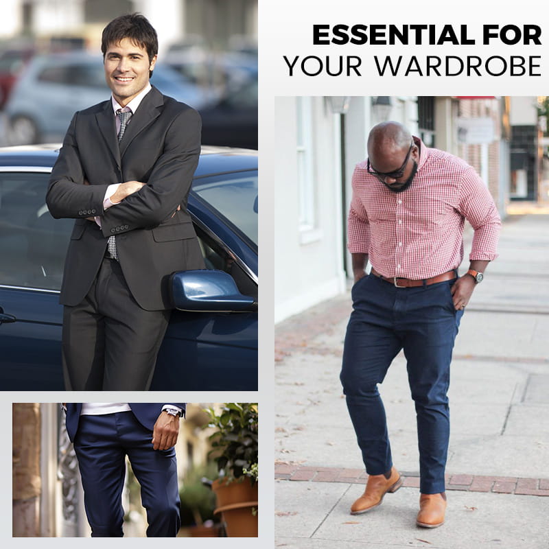 Pantalon classique pour hommes avec une grande part de stretch