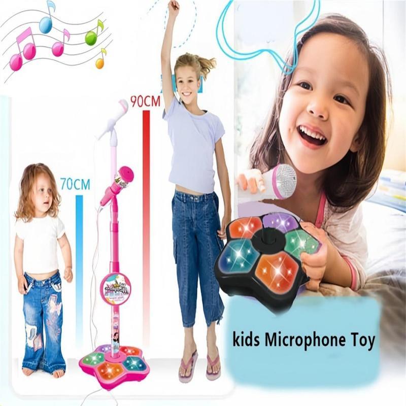 🎄🎉 Offre spéciale Noël : 50 % de réduction ✨ Microphone karaoké pour enfants avec lecteur de musique lumineux — Le cadeau idéal pour vos petits