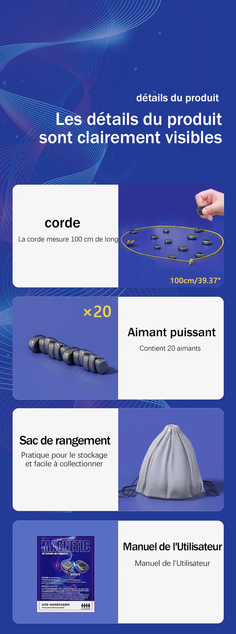 🎁 Vente Flash de Noël🎄Jeu d'Échecs Magnétique🔥Pour Enfants et Adultes