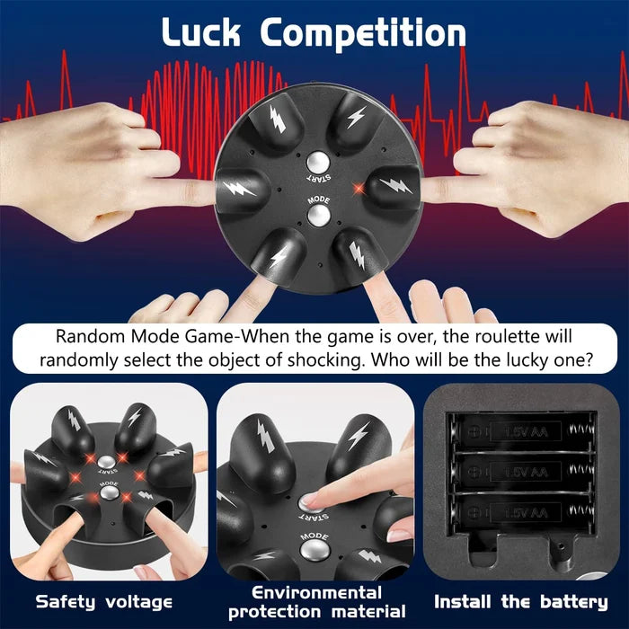 🔥 Vente Flash : -50% ! 🎁 Roulette Électrique de Choc – Le jeu de société le plus palpitant pour soirées entre amis ! ⚡😱