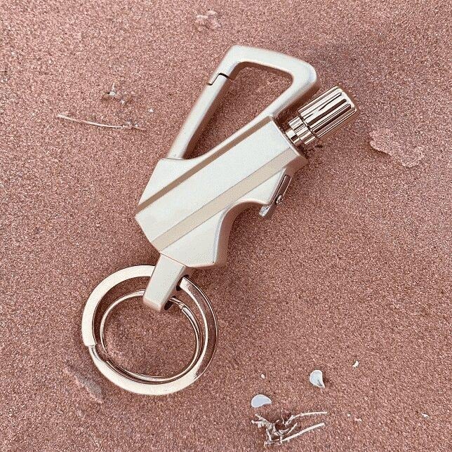 🏕️ L’OUTIL DE SURVIE N°1 – 10000 Allumages Garantis + Décapsuleur !  🔥Porte-clés briquet à silex📢📢3 dernières heures : Grande vente⏰⏰