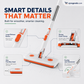 Multi-Functional Hands-Free Clip Flat Mop