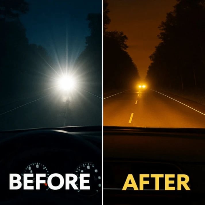 🕶️50% DE RÉDUCTION MAINTENANT🎅Lunettes de Conduite Nuit - Verres Polarisés & Anti-Reflets, Vision Claire et Sécurisée pour la Nuit ✨