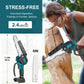 ⚡50% OFF NOW ! 🌳6-inch Cordless Mini Chainsaw with 2 Batteries🌲