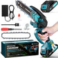 ⚡50% OFF NOW ! 🌳6-inch Cordless Mini Chainsaw with 2 Batteries🌲
