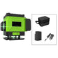 🔥📐 Careluxpro Professional Green Laser Level, 360° Self-Leveling Cross Line Laser Level Tool for Tiling, Construction & Home Renovation