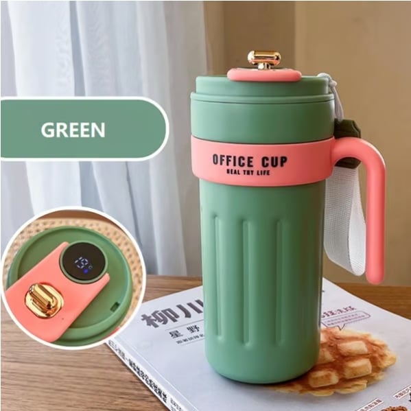 🔥Tasse à café avec affichage de la température par LED😊