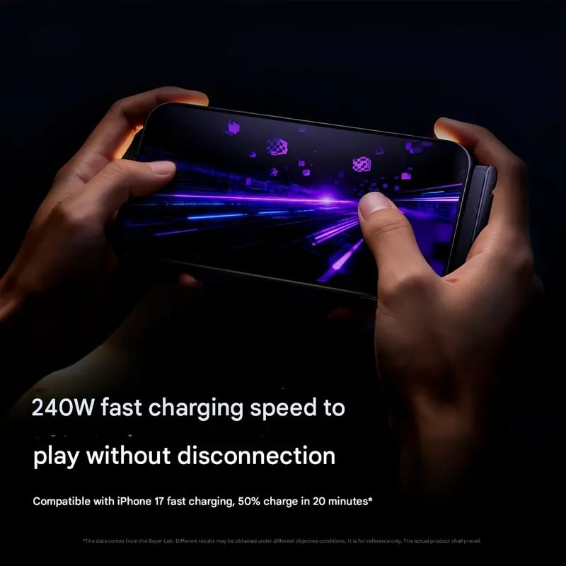 Câble de charge rapide tressé 2 en 1 avec support de téléphone intégré