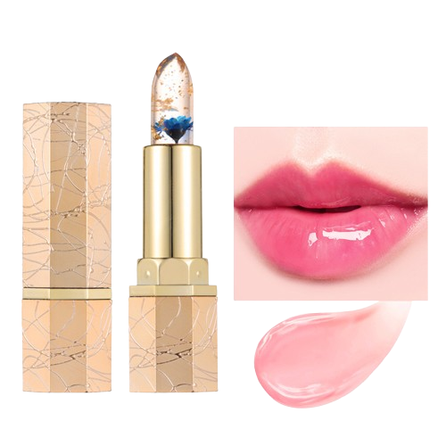 👄Prix réduit pour une durée limitée🌟Rouge à lèvres thermostatique Crystal Flower qui change de couleur