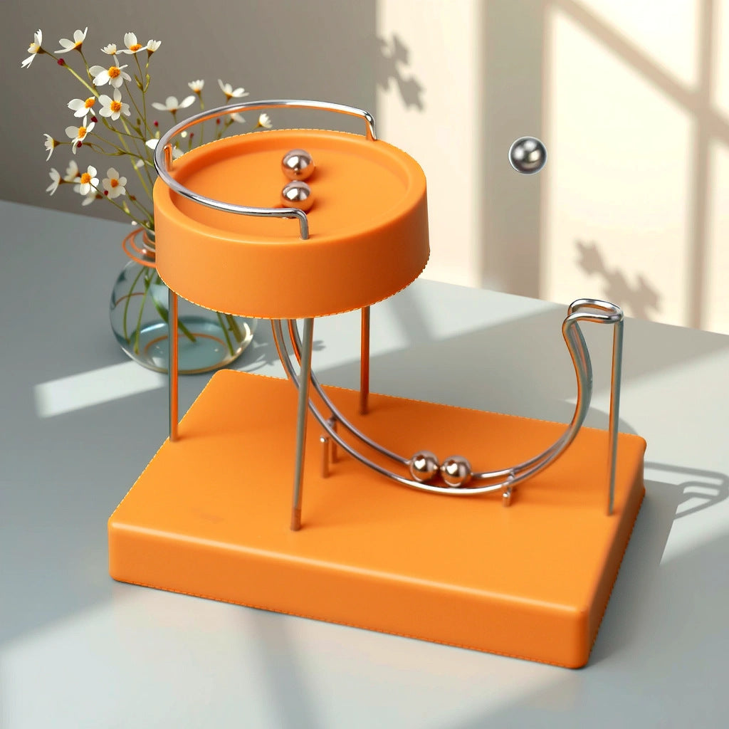 Ornement Kinetic Art Perpetual Motion Marble Machine