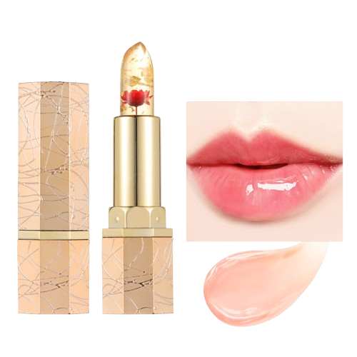 👄Prix réduit pour une durée limitée🌟Rouge à lèvres thermostatique Crystal Flower qui change de couleur