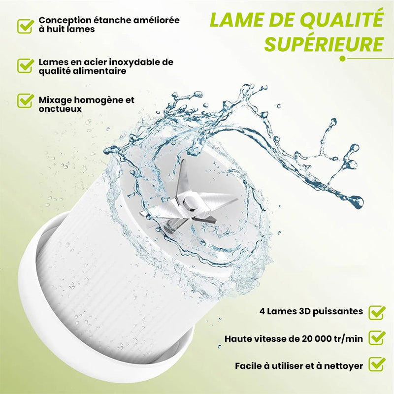 🍃Vente directe d'usine🍃 Extracteur de Jus Portable Best-Seller | 🌟 Savourez du jus frais à tout moment, partout !