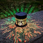 🎁2026 New Arrivals 💥Solar Mandala Wall Light Outdoor Garden Fence Projector Lamp Patio Ambient Decor