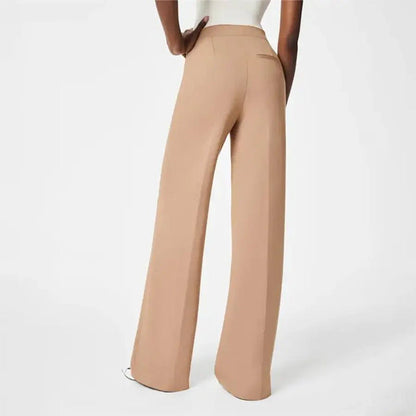 Pantalon large extensible avec contrôle du ventre pour femmes
