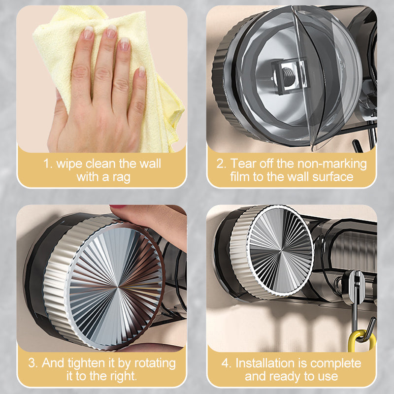 💥Achetez-en 2, obtenez-en 1 gratuit🔥Crochets aspirants en ligne durables à fixation murale