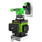🔥📐 Careluxpro Professional Green Laser Level, 360° Self-Leveling Cross Line Laser Level Tool for Tiling, Construction & Home Renovation