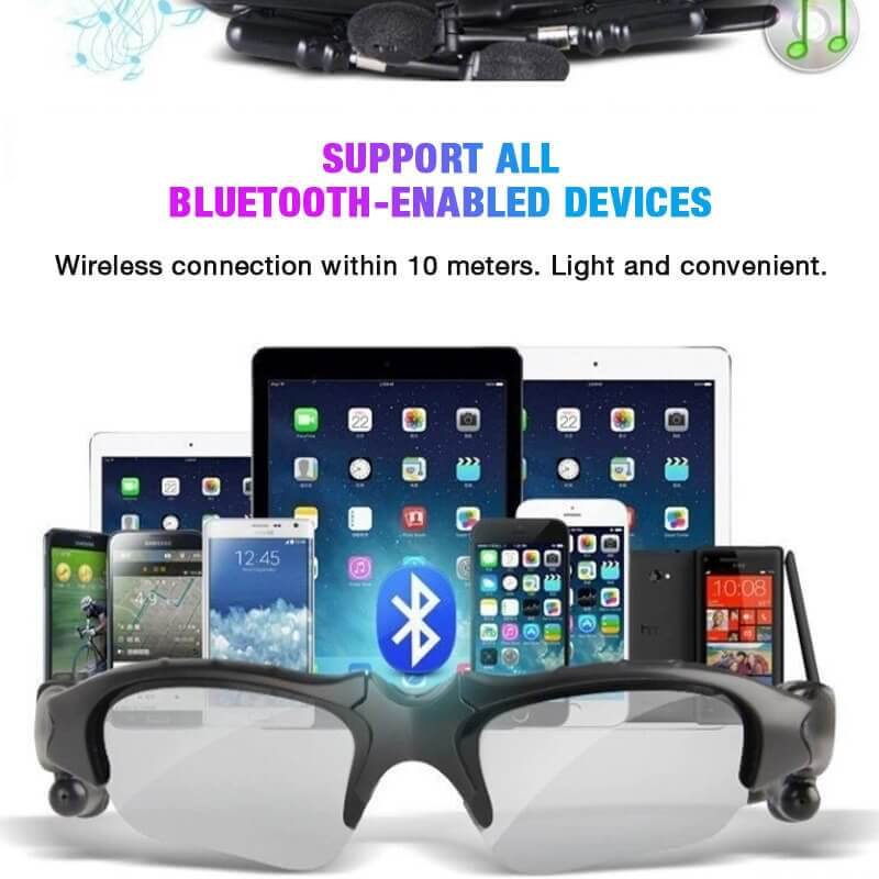 50 % de réduction – Lunettes polarisées Bluetooth 🕶️ pour sport 🏃‍♂️, musique 🎧 + protection solaire 🌞.