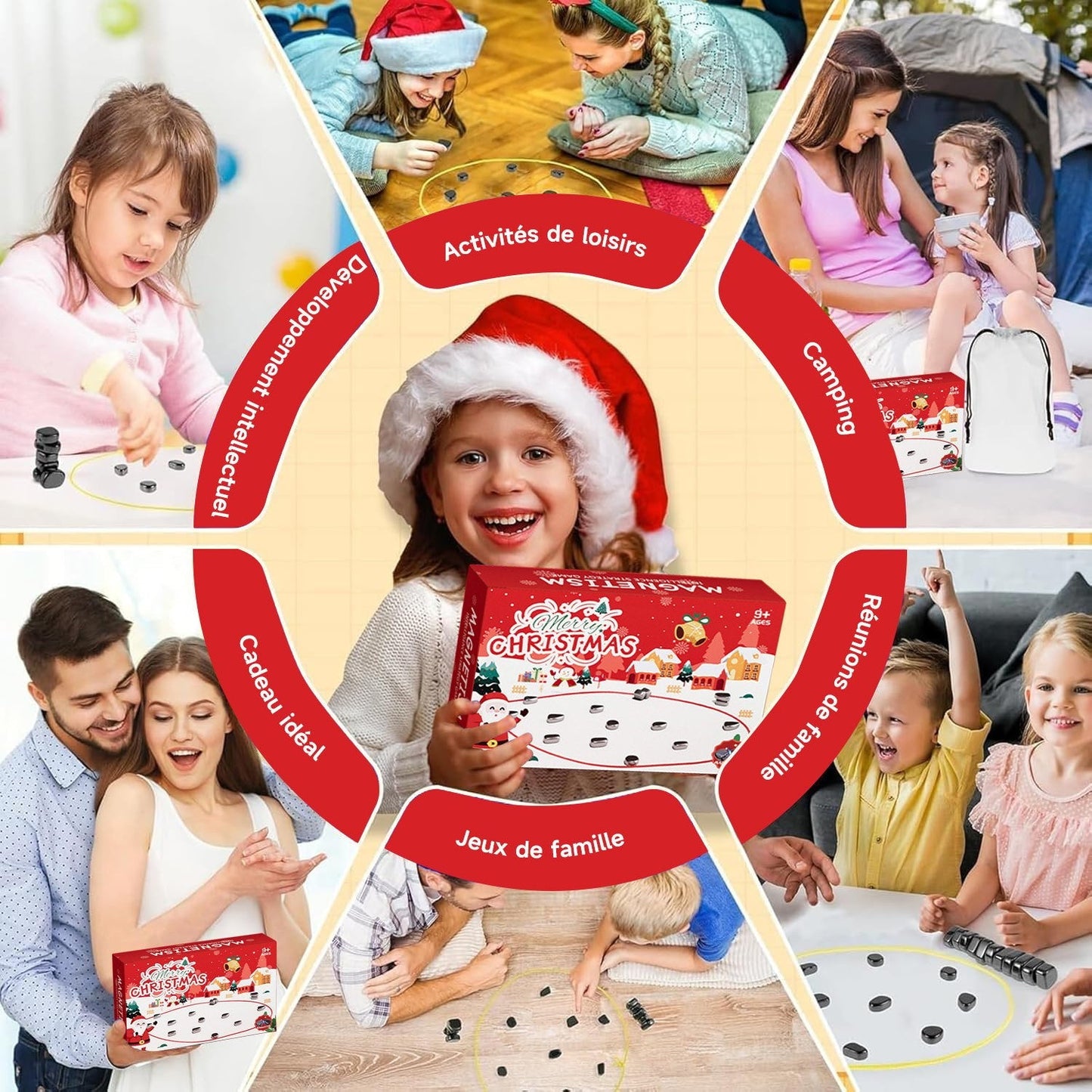 🎁 Vente Flash de Noël🎄Jeu d'Échecs Magnétique🔥Pour Enfants et Adultes