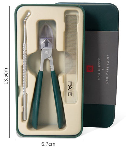 💅 50% OFF NOW! ✨ 25° Anti-Splash Nail Clipper Set – Slant Edge, Precise Cut & No Flying Nails ✂️