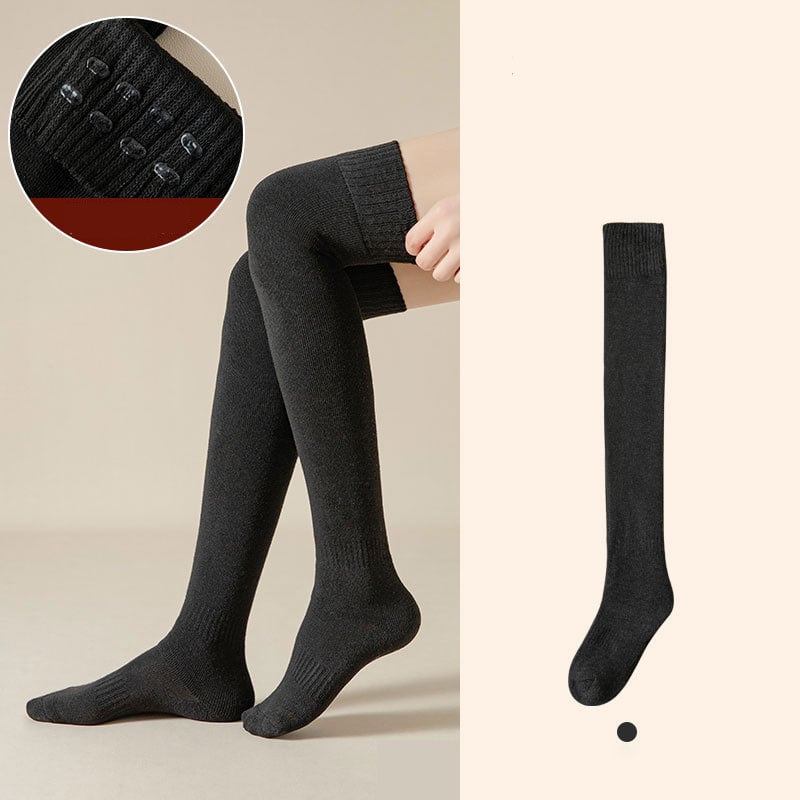 🧦Chaussettes épaisses au-dessus du genou – Le mélange parfait de chaleur et de style