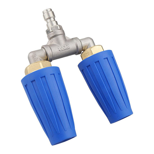 🎯🔥 Offre spéciale : -50 % ! 🚿 Buse Turbo Acier Inox 🌟 – Parfaite pour terrasse, voiture et façade 🏡🚗