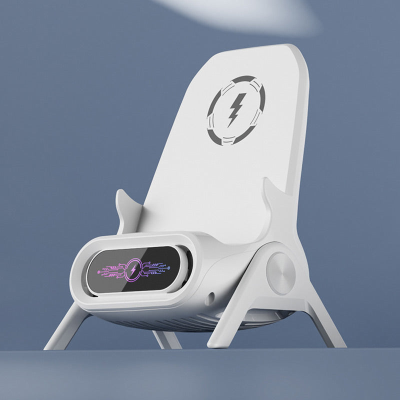 ⚡ Support de Téléphone 3-en-1 + Charge Rapide Sans Fil – Gardez Votre Bureau Propre et Vos Appareils Chargés ! 📱🔋