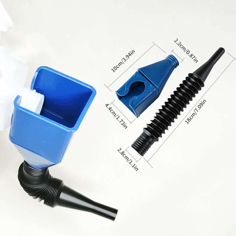 Entonnoir flexible de drainage