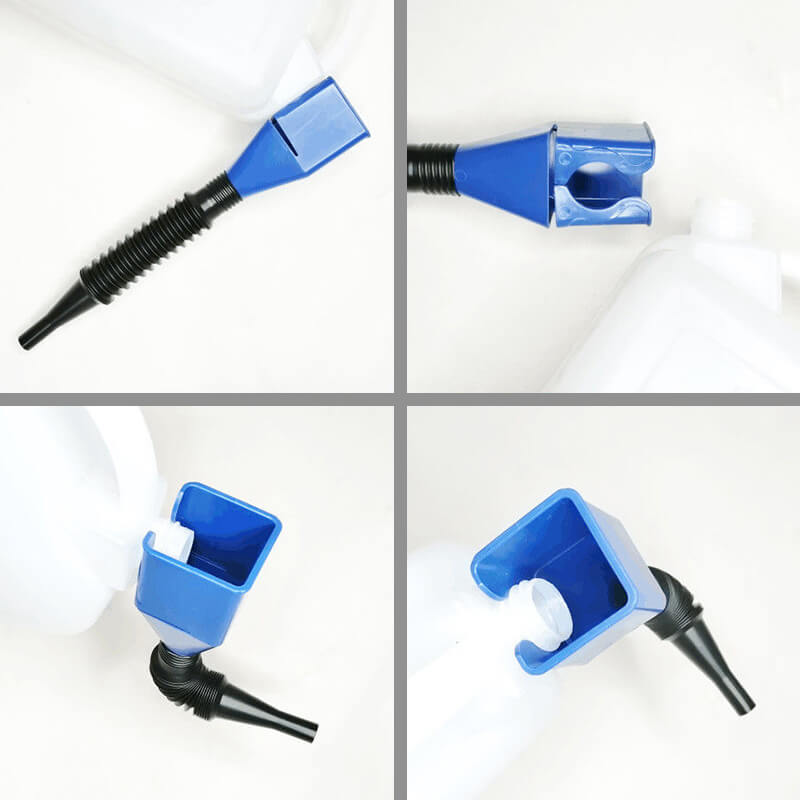 Entonnoir flexible de drainage