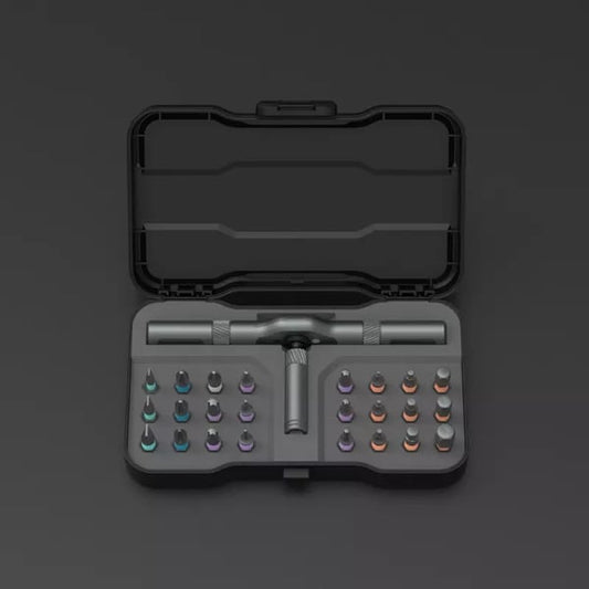 🔥Jeu de tournevis 24 en 1 DlY Tournevis magnétique compact et portable avec verrouillage