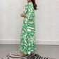 Robe à col en V à rayures zébrées, flatteuse pour la silhouette, en vente😻😻