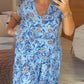 (💃Que dois-je porter demain ?) Robe longue à col en V, imprimée et confortable
