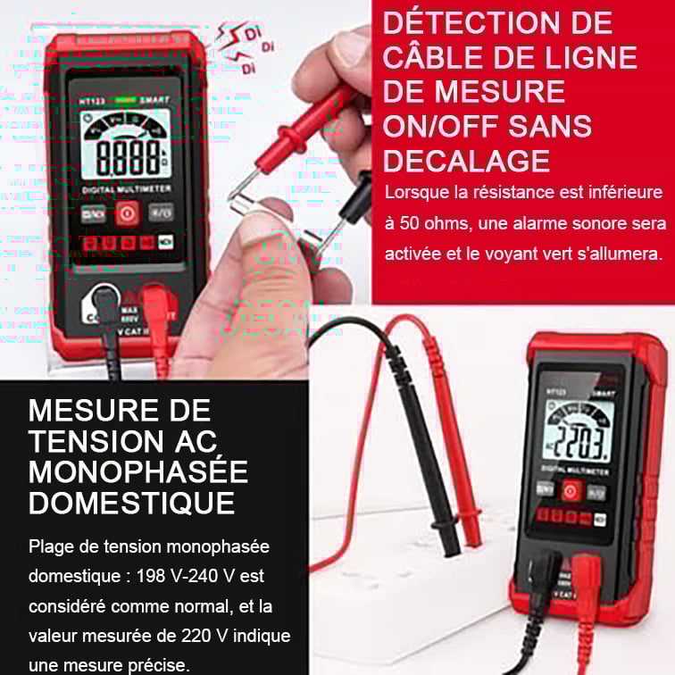 🔥Vente des 3 derniers jours-50 % de réduction🔥Multimètre digital