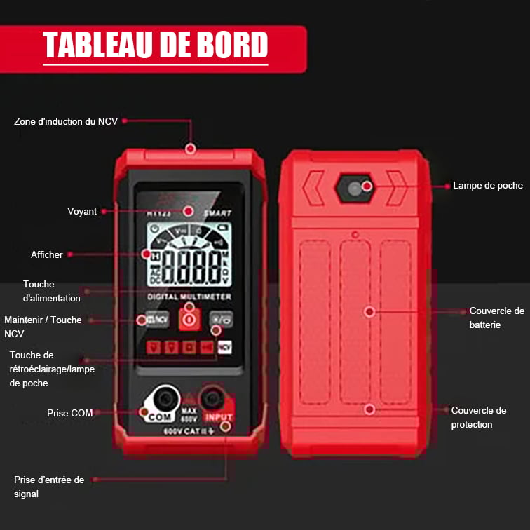 🔥Vente des 3 derniers jours-50 % de réduction🔥Multimètre digital