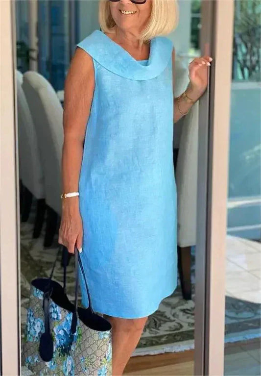 Robe d'Été à Col à Volants