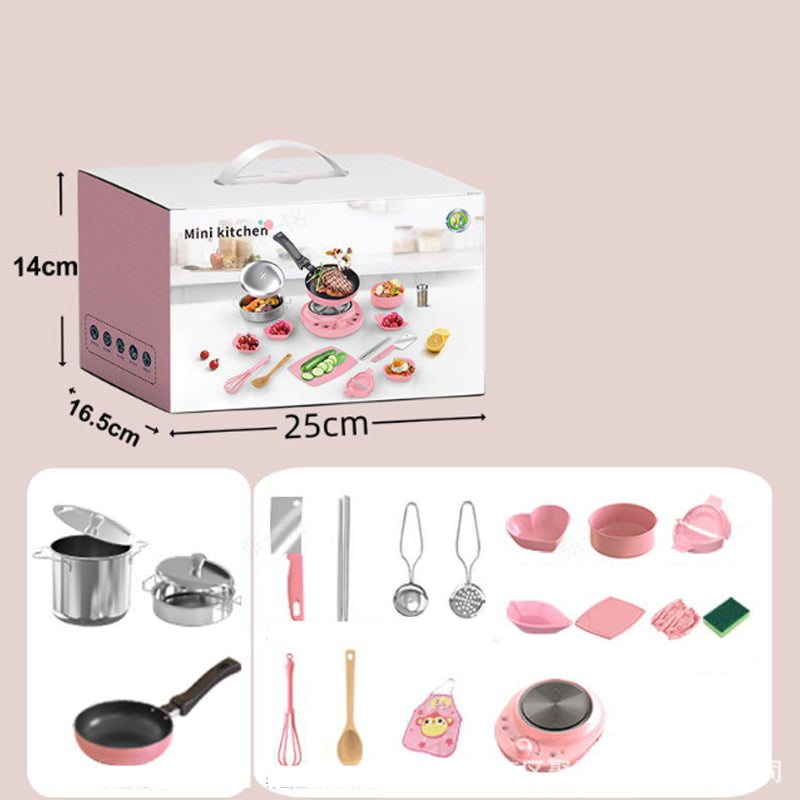 🔥 50 % de réduction ! 🎁🎄 Jouet mini-cuisine pour enfants – Set complet de 22 pièces, réaliste, sécurisé & éducatif 🍳✨
